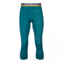 Herren 3/4 Unterhose Ortovox 185 Rock'N'Wool Short Pants grün pacific green