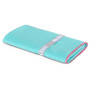 Handtuch Zulu Luxury 85x150 cm blau/rosa Aqua/Pink