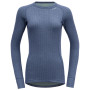 Damen-Funktionsshirt Devold Duo Active Woman Shirt LS blau Vintage