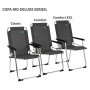 Campingstuhl Bo-Camp Copa Rio Classic Deluxe Grey