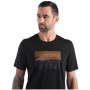 Herren-T-Shirt Icebreaker Men Tech Lite II SS Tee Mountain Mantra