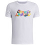 Kinder-Funktionsshirt Under Armour UA B Patch Pack Wm SS White weiß/schwarz White / / Black