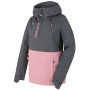Damenjacke Husky Nabbi L 2023 grau/rosa grey/pink