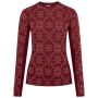 Damen-Funktionsshirt Kari Traa Edith Long Sleeve rot ROUGE