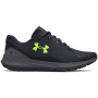 Herren Laufschuhe Under Armour Surge 3 schwarz/gelb Black / Jet Gray / High-Vis Yellow