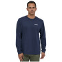 Herren-T-Shirt Patagonia P-6 Logo Responsibili Tee LS