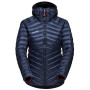 Damen Daunenjacke Mammut Broad Peak IN Hooded Jacket Women 2023 blau/orange marine-black