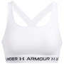 Sport-BH Under Armour Crossback Mid Bra weiß WHT
