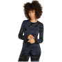Damen-T-Shirt Icebreaker W Mer 200 Oasis LS Crewe Cloud Dye