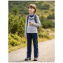 Kinder Softshellhose Alpine Pro Zorto 2 Blue