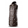 Damenweste Trimm Peggy braun light gold