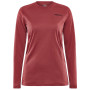 Damen-Funktionsshirt Craft Core Warm Baselayer Ls rot Astro
