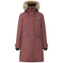 Damen-Winterparka Didriksons Erika Wns Parka 3 weinfarbe Old rust
