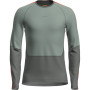Herren-Funktionsshirt Icebreaker M Mer 200 Sonebula LS Crewe grün Galaxy/Moss/Blaze/Cb