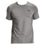 Herren-T-Shirt Under Armour HG Armour Fitted SS grau CarbonHeather//Black