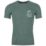 Herren-Funktionsshirt Ortovox 120 Cool Tec Mtn Duo Ts M grün/grau arctic grey