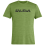 Herren-T-Shirt Salewa Puez Hybrid 2 Dry M S/S Tee grün 5716 - yucca melange