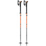 Skialp-Stöcke Leki Sherpa FX Carbon Strong 120 - 140cm rot orange-denimblue