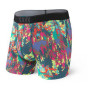 Boxershorts Saxx Quest Boxer Brief Fly rot/grau GreenVividForest