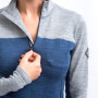 Damen-Funktionsshirt Sensor Merino Bold langärmelig, Reißverschluss