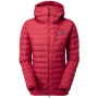 Damen-Winterjacke Mountain Equipment Earthrise Hooded Wmns Jacket rot Capsicum Red