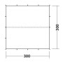 Tarp Robens Tarp 3 x 3 m Exp