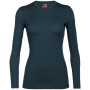Damen-T-Shirt Icebreaker W's 260 Tech LS Crewe blau Nightfall
