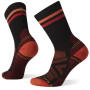 Damensocken Smartwool W Performance Hike Lght Cshn Tb Strp Crw schwarz/rot Black