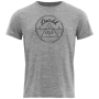 Herren-T-Shirt Devold 1853 Man Tee grau GREY MELANGE