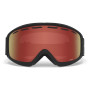 Skibrille Giro Index 2.0 Black Wordmark Amber Scarlet