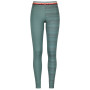 Damen-Funktionsunterhose Ortovox 185 Rock'N'Wool Long Pants W grau arctic grey