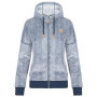 Damen-Sweatshirt Loap Chara blau Dress Blues Melange