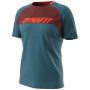 Herren Rad-Shirt Dynafit RIDE S/S TEE M blau/rot 8161 - mallard blue/1570