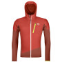 Herrenjacke Ortovox Ladiz Hybrid Jacket M rot/orange clay orange