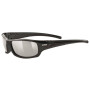 Sonnenbrille Uvex Sportstyle 211 schwarz Black/Silver