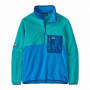 Herren-Sweatshirt Patagonia M's Microdini 1/2 Zip P/O hellblau Vessel Blue