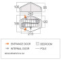 Wanderzelt Vango Apex Compact 200