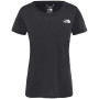 Damen-T-Shirt The North Face Reaxion Amp Crew schwarz Tnf Black Heather