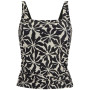 Damenbadeanzug Regatta Loria Tankini Top schwarz/beige AbstrctFlorl