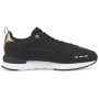 Damenschuhe Puma R78 Wns Raw Metallics schwarz black