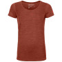 Damen-Funktionsshirt Ortovox W's 150 Cool Mountain Face TS orange ClayOrangeBlend