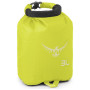 Wasserdichter Packsack Osprey Ultralight DrySack 3 L grün Electriclim