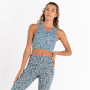Sport-BH Dare 2b Move Longline Bra grau LlypdGrnAnml