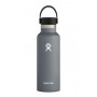 Thermoflasche Hydro Flask Standard Mouth 18 oz grau Stone
