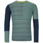 Herren-Funktionsshirt Ortovox 185 Rock'N'Wool Long Sleeve M grau/blau arctic grey
