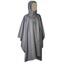 Kinder-Poncho Boll Junior grau/blau teal shale