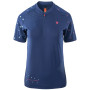 Damen-Radtrikot Radvik Delta LDS blau Medieval Blue/Azalea