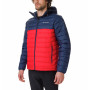 Herrenjacke Columbia Powder Lite Hooded Jacket rot/blau MountainRedCollegiateNavy