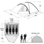 Wanderzelt Outwell Cloud 4 (2024)