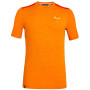 Herren-T-Shirt Salewa Pedroc Hybrid 2 Dry M S/S Tee orange DawnMelange